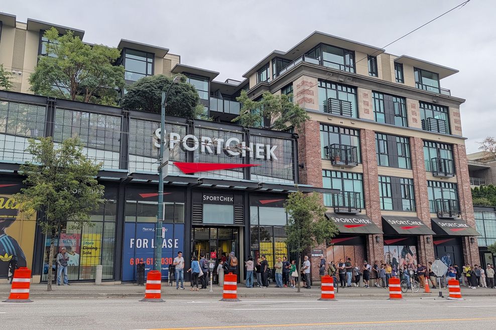 Sport Chek store on West Broadway in Vancouver set to close after nearly 20 years, with 50% discounts